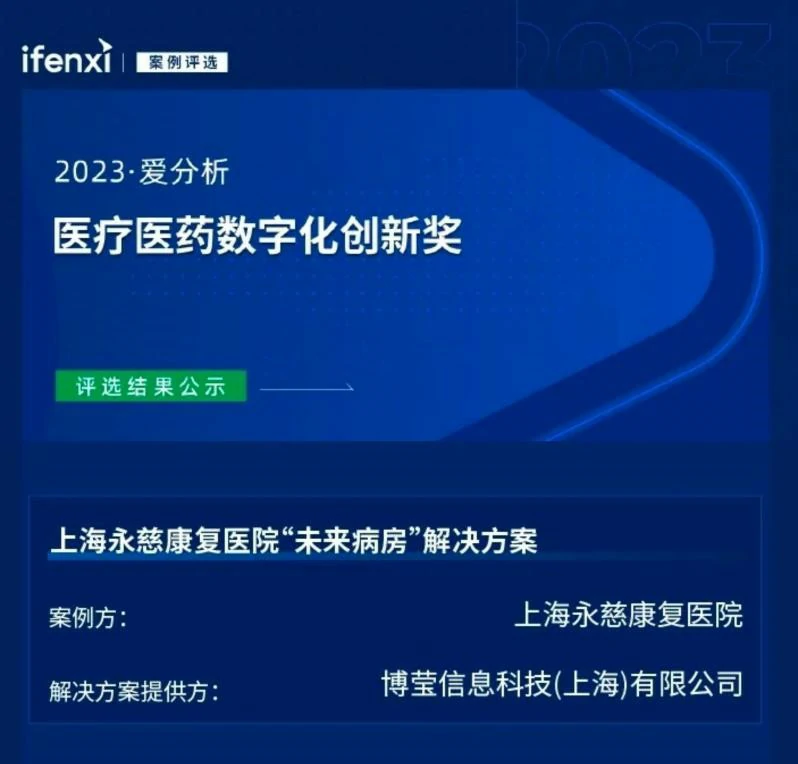 医疗医药数字化创新奖